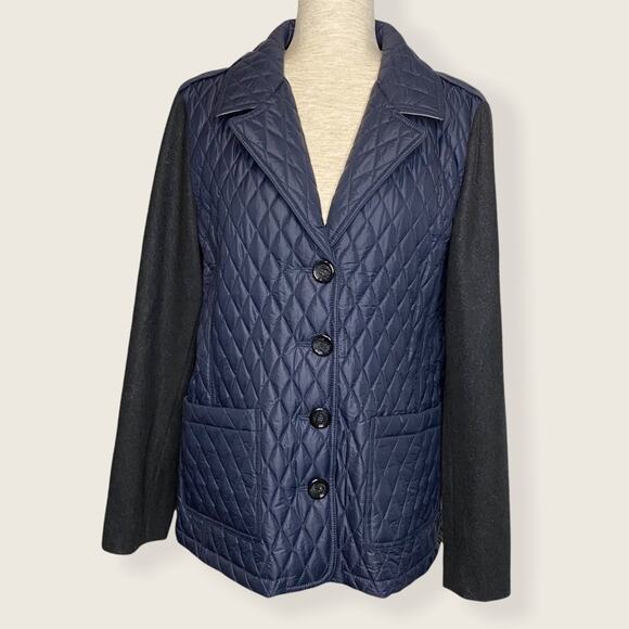 NWT | Burberry | Navy Puffer Jacket | Navy Blue | XXL - Picture 1 of 14